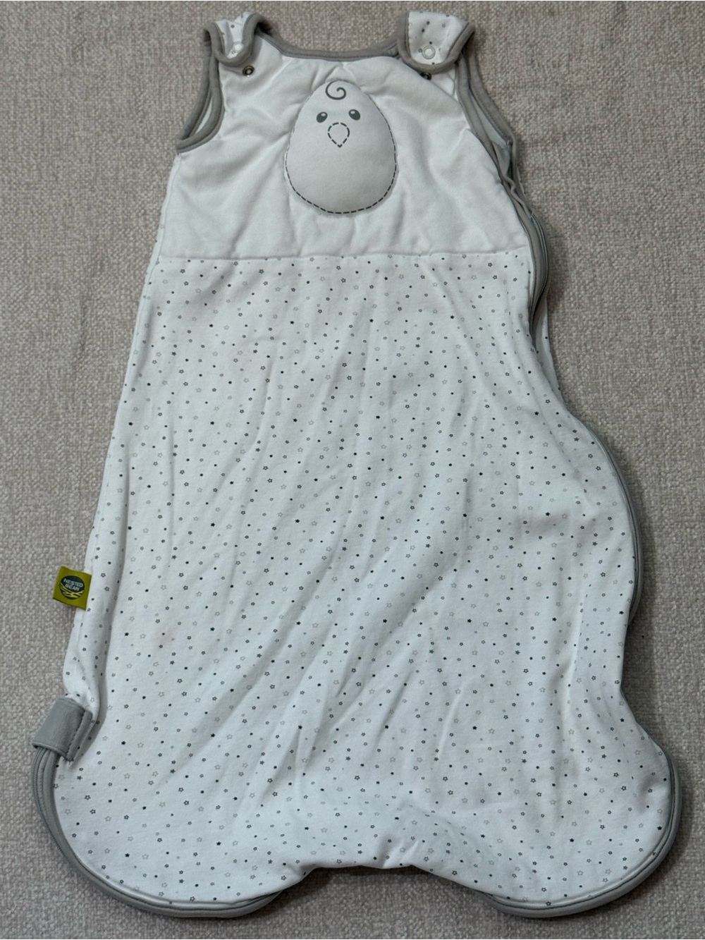 Nested Bean Zen Sack Classic M 6-15M Star Sleep Sack Minimalist Nursery